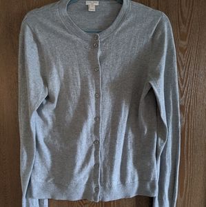 JCrew Caryn Cardigan size M grey